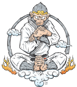 BJJ-Monkey-Vintage BJJ In Sheffield